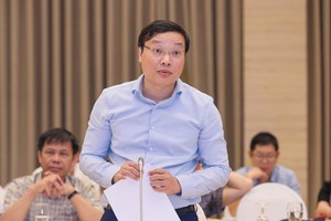 Thứ trưởng Bộ Nội vụ Trương Hải Long phát biểu tại Họp báo Chính phủ thường kỳ tháng 7/2022. (Ảnh: VGP).