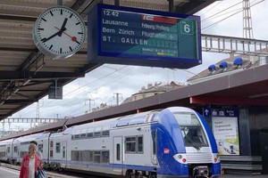 Tuyến đường sắt tốc độ cao tại châu Âu. (Ảnh: PV/Vietnam+).