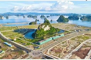 Hình ảnh Dự án Ao Tiên bị sử dụng để thông tin sai sự thật trên mạng xã hội, cũng không đúng với hiện trạng thực tế của dự án ở hiện tại.