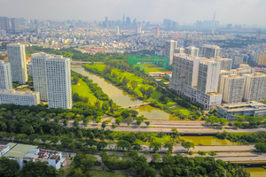 Các dự án tại Nam Sài Gòn với không gian sống xanh được người mua ưa chuộng.
