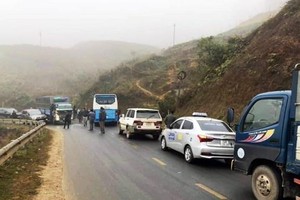 Lào Cai cấm xe tải 4 trục trở lên lưu thông hướng Lào Cai-Sa Pa dịp nghỉ lễ 2/9. (Nguồn: Báo Lào Cai)