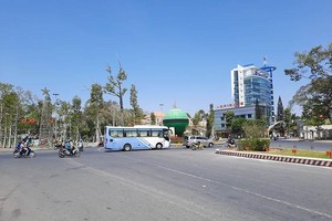 Trung tâm thành phố Sóc Trăng.