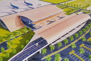 Phối cảnh sân bay Quảng Trị.