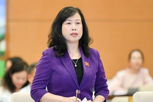 Bà Đào Hồng Lan, quyền Bộ trưởng Bộ Y tế.