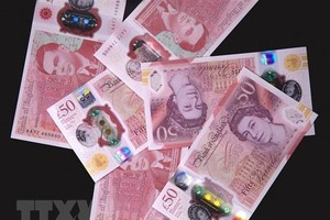 Đồng bảng của Anh. (Ảnh: AFP/TTXVN)