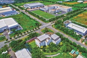 Long An hấp dẫn nhà đầu tư bởi các sản phẩm, dịch vụ bất động sản công nghiệp đa dạng Ảnh: Ban quản lý Khu kinh tế Long An.