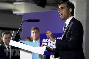 Thủ tướng tiếp theo của Anh, cựu Bộ trưởng Tài chính Rishi Sunak. (Nguồn: AFP/TTXVN)