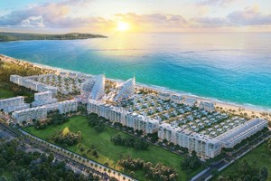 Phối cảnh tổ hợp đô thị biển và du lịch nghỉ dưỡng Vlasta - Sầm Sơn.