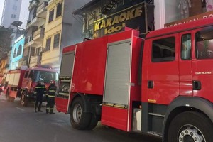 Hà Nội: Kịp thời dập tắt đám cháy tại quán karaoke trên phố Mai Hắc Đế