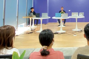 CEO Fiin Credit Trần Việt Vĩnh gặp gỡ các nhà đầu tư của VO247.