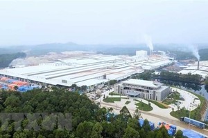 Khu công nghiệp Thái Hòa-Liễn Sơn-Liên Hòa ở huyện Lập Thạch, tỉnh Vĩnh Phúc. (Ảnh minh họa: Nguyễn Thảo/TTXVN).