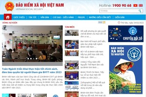 Cổng Thông tin điện tử BHXH Việt Nam.