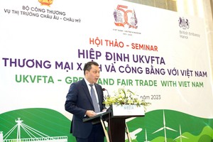 Theo Thứ trưởng Bộ Công thương Đặng Hoàng An, Việt Nam đang nỗ lực chuyển đổi sản xuất để xuất khẩu sản phẩm xanh sang Anh quốc.