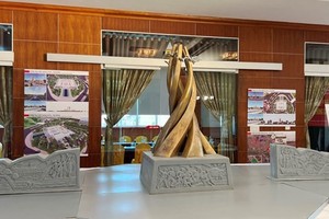 Mẫu phác thảo và phương án kiến trúc tượng đài Chiến thắng Cát Bi.