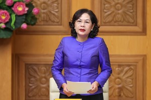 Thống đốc Ngân hàng Nhà nước Nguyễn Thị Hồng.