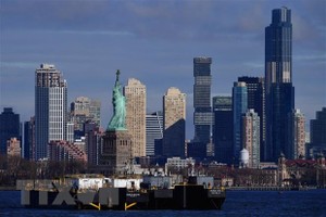 Thành phố New York. (Ảnh minh họa: AFP/TTXVN)