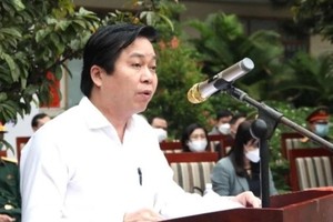 Ông Hồ Văn Khoa, Phó Bí thư Quận ủy, Chủ tịch Ủy ban Nhân dân quận Cẩm Lệ.