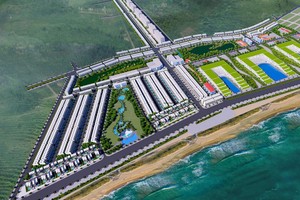 Phối cảnh dự án De Lagi - Bình Thuận, một trong hai dự án đang triển khai dở dang của NBB.