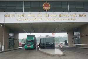Cửa khẩu Kim Thành, tỉnh Lào Cai. (Ảnh minh họa)
