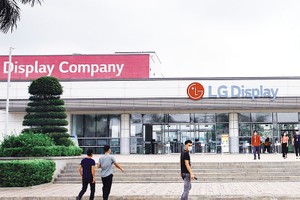 Tập đoàn LG đã đầu tư ở Hải Phòng 7,24 tỷ USD, trong đó ngoài LG Innotek, còn có LG Display... Ảnh: Đức Thanh.