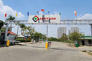 Dự án Khu dân cư phường Phú Thuận (Lotus Residence) của Công ty Anh Tuấn chưa thể tiến hành xây dựng vì “tắc” tính tiền sử dụng đất.