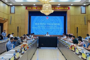 Hội nghị thẩm định Quy hoạch tỉnh Bạc Liêu thời kỳ 2021 - 2030, tầm nhìn đến năm 2050 (Ảnh: K.T).