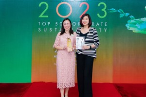 PNJ đứng đầu Top 50 Doanh nghiệp bền vững của năm 2023. Ảnh: Đức Thưởng.