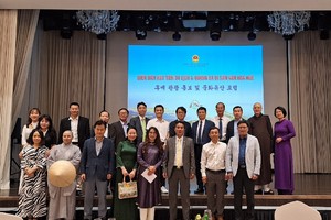 Diễn đàn Xúc tiến Du lịch và Quảng bá Văn hóa Huế tại Seoul (Hàn Quốc). Ảnh: Sở Du lịch Thừa Thiên Huế.