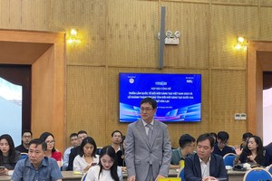 Ông Kim Yong Sup phát biểu tại sự kiện.