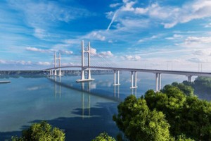 Phối cảnh cầu Đình Khao.