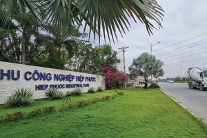 Khu công nghiệp Hiệp Phước còn quỹ đất 320 ha nhưng đang vướng mắc pháp lý.