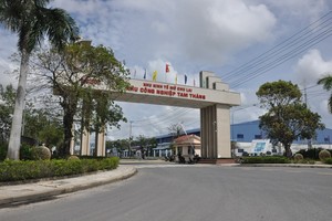 Khu công nghiệp Tam Thăng tỉnh Quảng Nam. Ảnh H.A