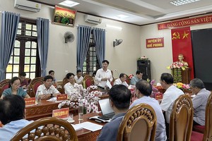 EVNNPT làm việc với lãnh đạo huyện Quế Phong, Nghệ An.