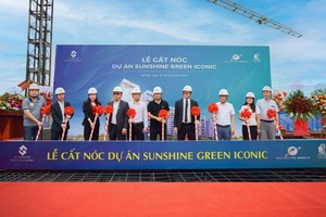Chính thức cất nóc Tòa A dự án Sunshine Green Iconic