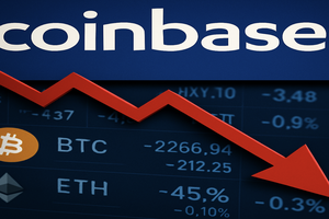Cổ phiếu sàn giao dịch Coinbase ghi nhận quý tồi tệ nhất từ sau sự sụp đổ của FTX