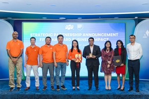 Lễ ký kết giữa FPT và Harvard Business Impact diễn ra tại Đà Nẵng.