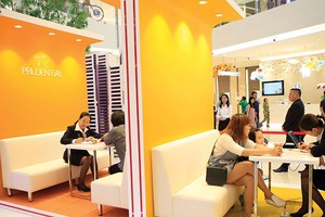 Mô hình Pop-up store của Prudential tại TP.HCM