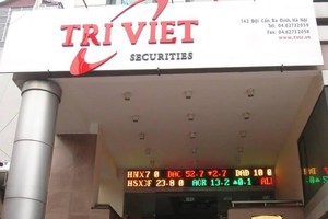 Năm 2016, Chứng khoán Trí Việt (TVB) lãi sau thuế hơn 20 tỷ đồng