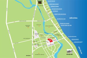 Vị trí kề Sông, sát biển là lợi thế hiếm có của dự án