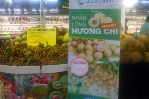 2 ngày, Ocean Mart tiêu thụ hơn 5 tấn nhãn Hương Chi