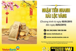 VietinBank khuyến mãi lớn dịch vụ kiều hối