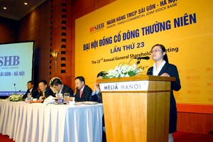 Ông Đỗ Quang Hiển: SHB sẽ cố gắng đảm bảo cổ tức ít nhất là 7,5%