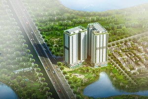 Phối cảnh tổng thể Khu căn hộ Hateco