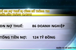 TP. HCM: Sẽ nêu tên thường xuyên doanh nghiệp nợ thuế từ 2016