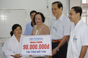 DHG tài trợ 6 trường hợp mổ tim hở van 3 lá cho các bệnh nhân nghèo của các tỉnh Bình Phước, An Giang, Sóc Trăng, Vĩnh Long, Cần Thơ