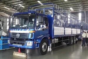 Đình chỉ xuất xưởng một dòng xe tải của Ôtô Trường Hải