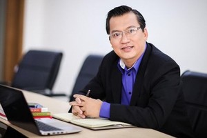 Ông Nguyễn Tuấn Quỳnh, Phó chủ tịch thường trực Hội Doanh nhân trẻ thành phố có nhiềutâm tự nguyện vọng của giới doanh nhân trước thềm gặp Thủ tướng.