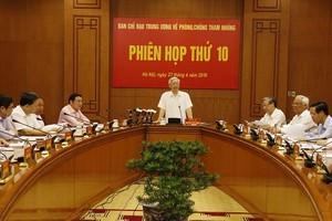 Kiểm tra, giám sát công tác phòng chống tham nhũng 14 tỉnh