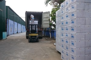 Cuối tháng 4 vừa qua, ITQ đã xuất 2 container 20 feet sản phẩm nhựa sang thị trường châu Âu 