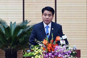 Ông Nguyễn Đức Chung, Chủ tịch UBND thành phố Hà Nội nhiệm kỳ 2016 - 2021. Ảnh VGP/Quang Hiếu 